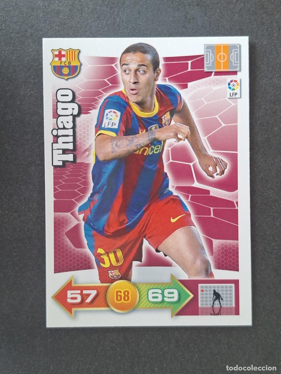 Cromos de f&uacute;tbol: L2 THIAGO F. C. BARCELONA PANINI ADRENALYN XL 2010 2011 10 11