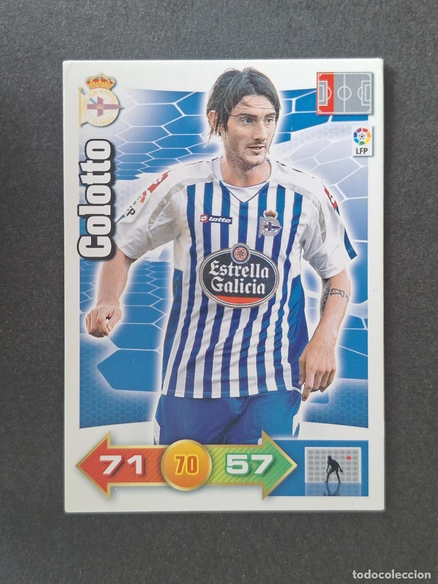 Cromos de f&uacute;tbol: L2 COLOTTO DEPORTIVO DE LA CORU&Ntilde;A PANINI ADRENALYN XL 2010 2011 10 11