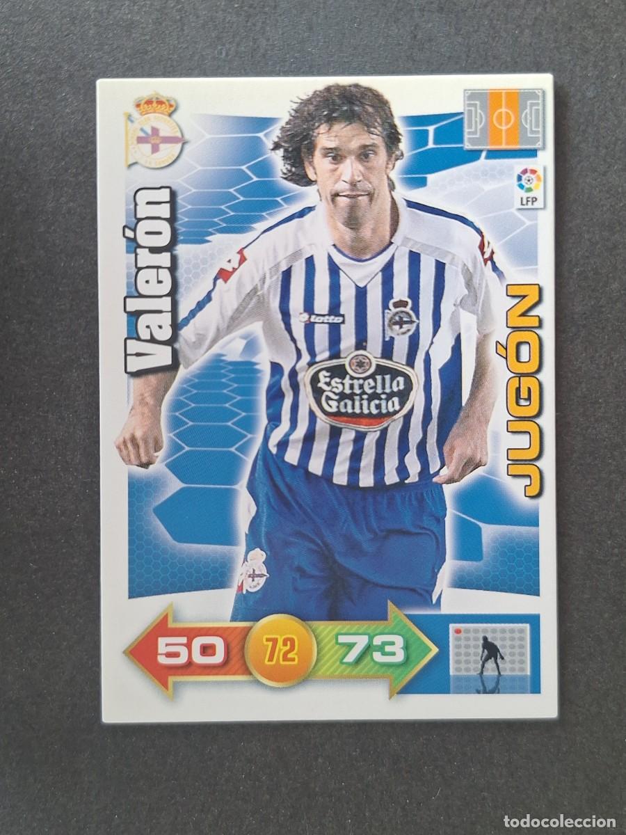 Cromos de f&uacute;tbol: L2 VALERON JUGON DEPORTIVO DE LA CORU&Ntilde;A PANINI ADRENALYN XL 2010 2011 10 11