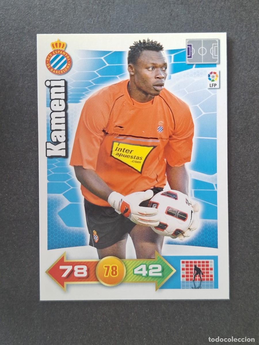 Cromos de f&uacute;tbol: L2 KAMENI R. C. D. ESPA&Ntilde;OL PANINI ADRENALYN XL 2010 2011 10 11