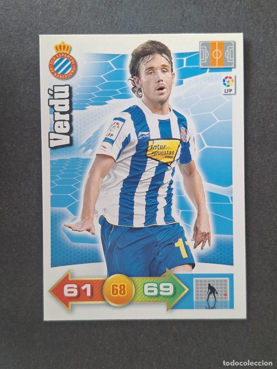 Football Stickers: L2 VERDU R. C. D. ESPA&Ntilde;OL PANINI ADRENALYN XL 2010 2011 10 11