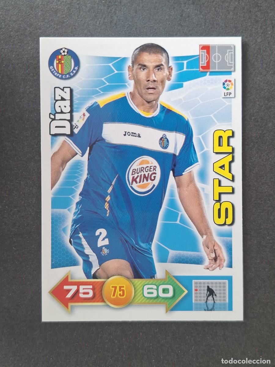 Cromos de f&uacute;tbol: L2 DIAZ STAR GETAFE C. F. PANINI ADRENALYN XL 2010 2011 10 11