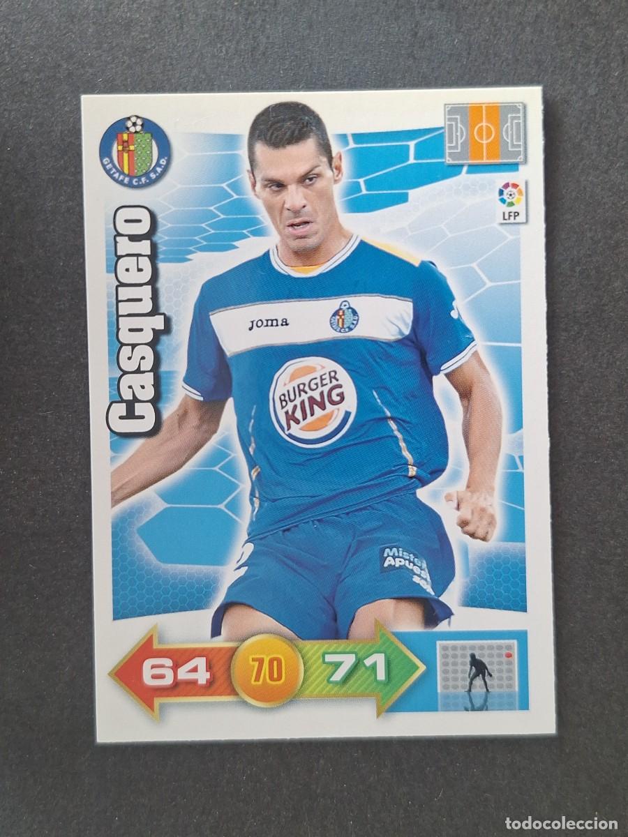 Cromos de f&uacute;tbol: L2 CASQUERO GETAFE C. F. PANINI ADRENALYN XL 2010 2011 10 11
