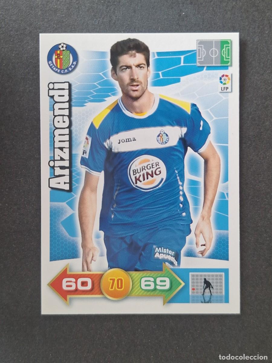 Cromos de f&uacute;tbol: L2 ARIZMENDI GETAFE C. F. PANINI ADRENALYN XL 2010 2011 10 11