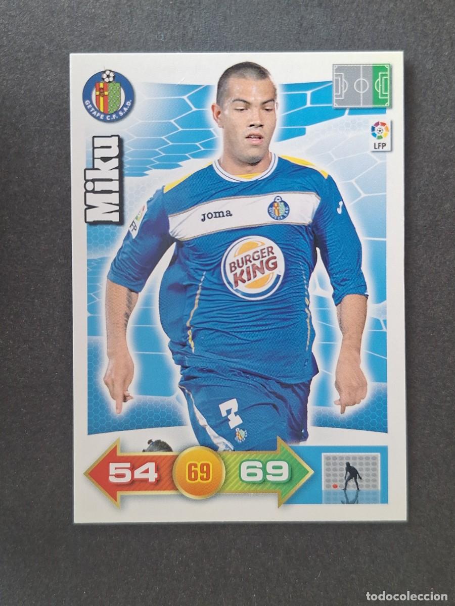 Cromos de f&uacute;tbol: L2 MIKU GETAFE C. F. PANINI ADRENALYN XL 2010 2011 10 11