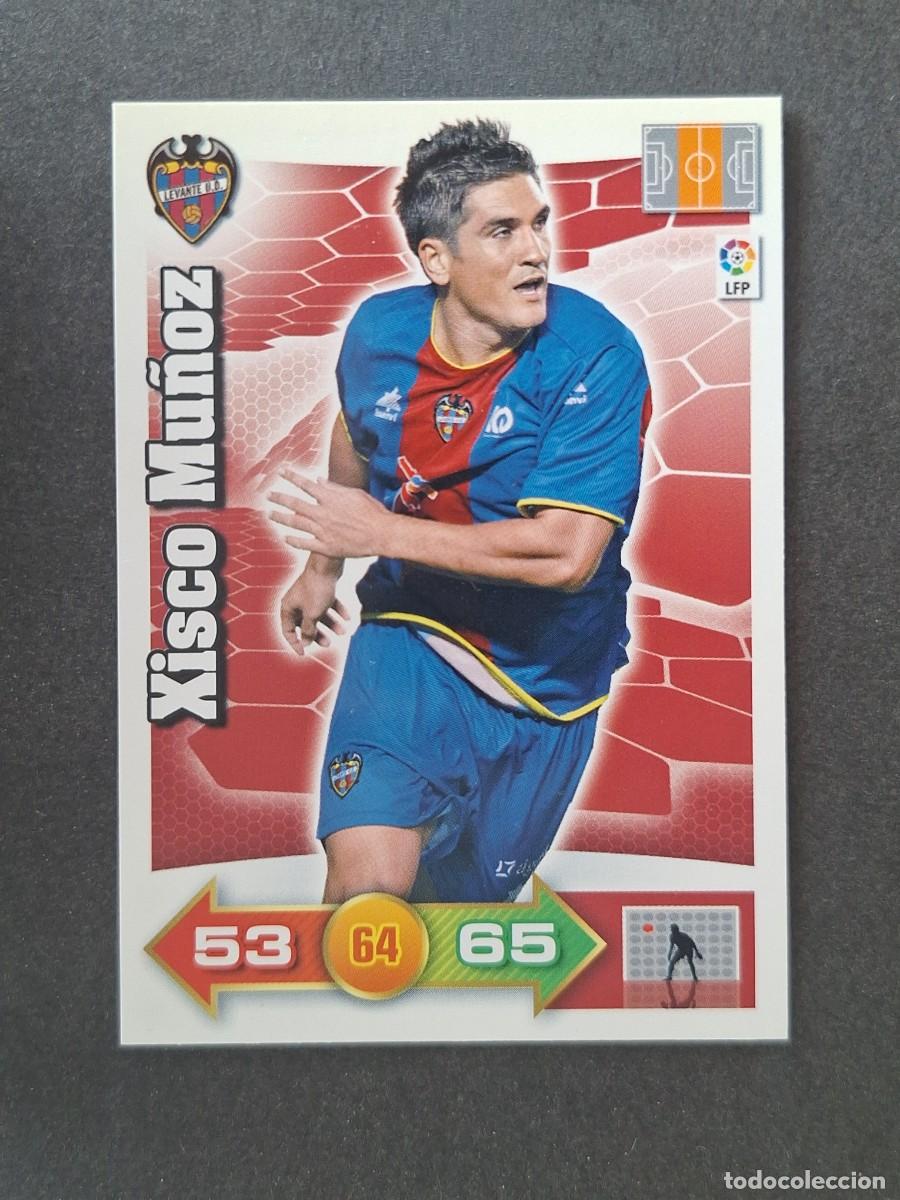Cromos de f&uacute;tbol: L2 XISCO MU&Ntilde;OZ LEVANTE U. D. PANINI ADRENALYN XL 2010 2011 10 11