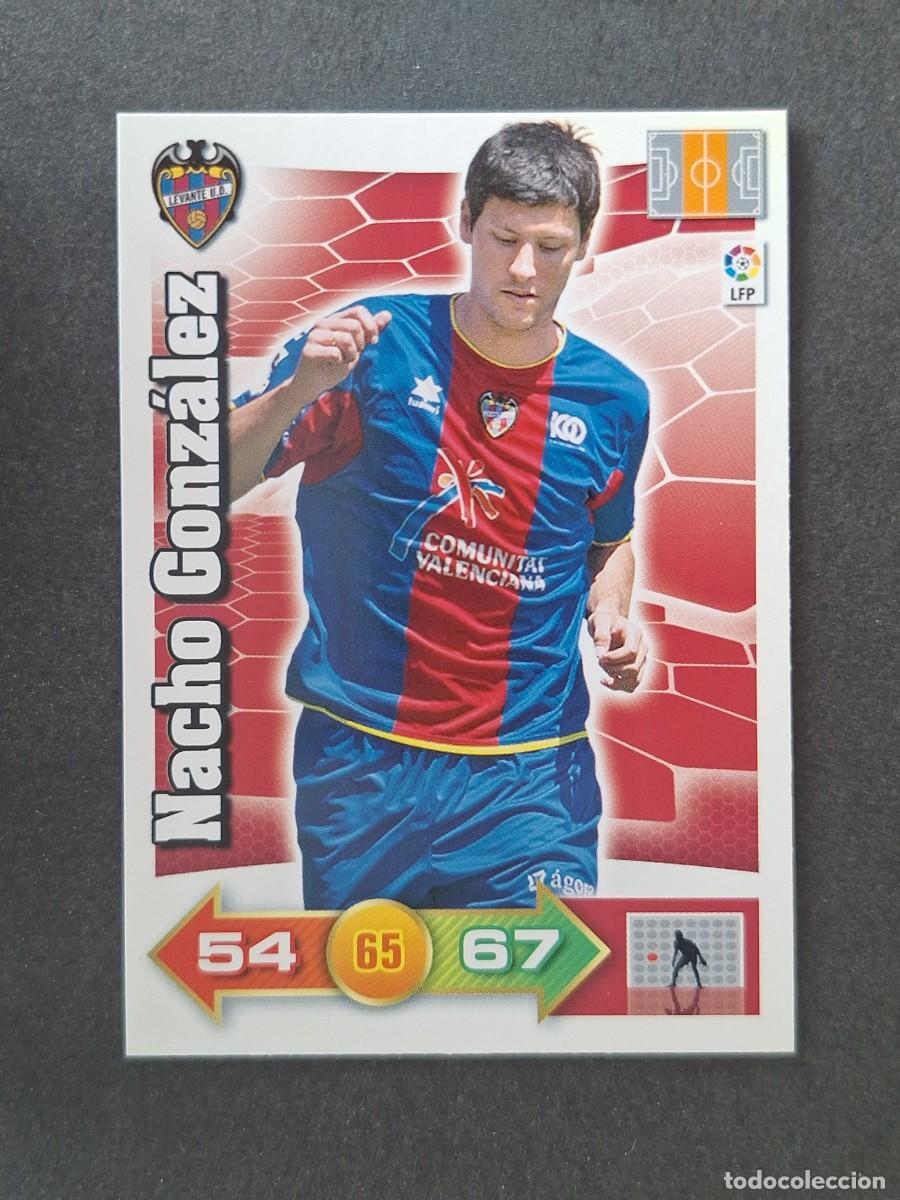 Cromos de f&uacute;tbol: L2 NACHO GONZALEZ LEVANTE U. D. PANINI ADRENALYN XL 2010 2011 10 11