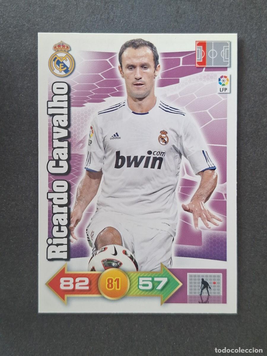 Cromos de f&uacute;tbol: L2 RICARDO CARVALHO REAL MADRID PANINI ADRENALYN XL 2010 2011 10 11