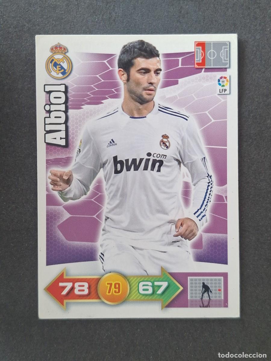 Cromos de f&uacute;tbol: L2 ALBIOL REAL MADRID PANINI ADRENALYN XL 2010 2011 10 11