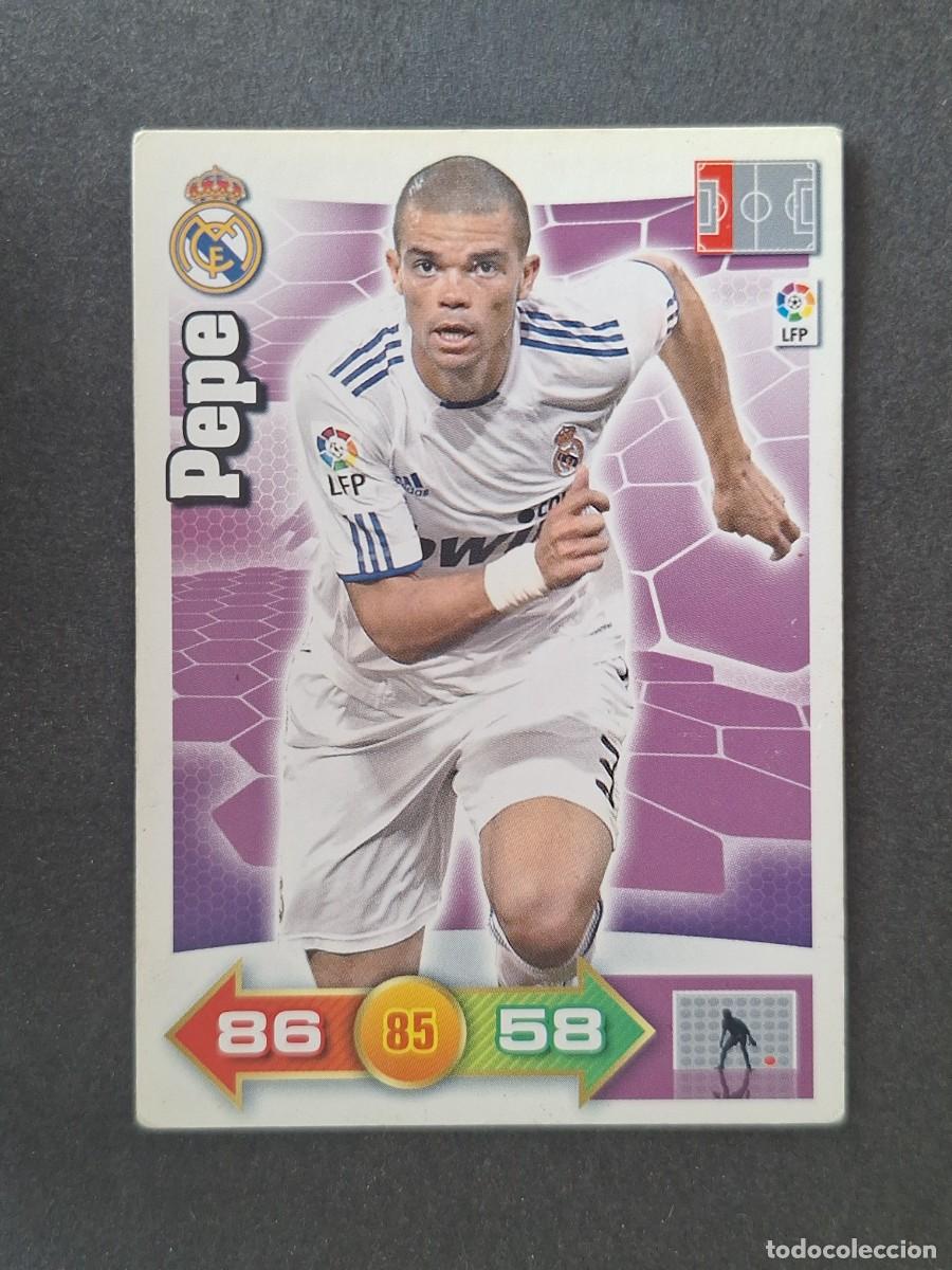 Cromos de f&uacute;tbol: L2 PEPE REAL MADRID PANINI ADRENALYN XL 2010 2011 10 11