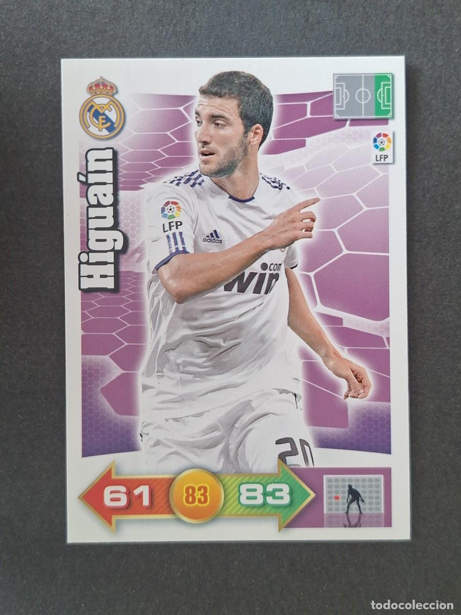 Cromos de f&uacute;tbol: L2 HIGUAIN REAL MADRID PANINI ADRENALYN XL 2010 2011 10 11