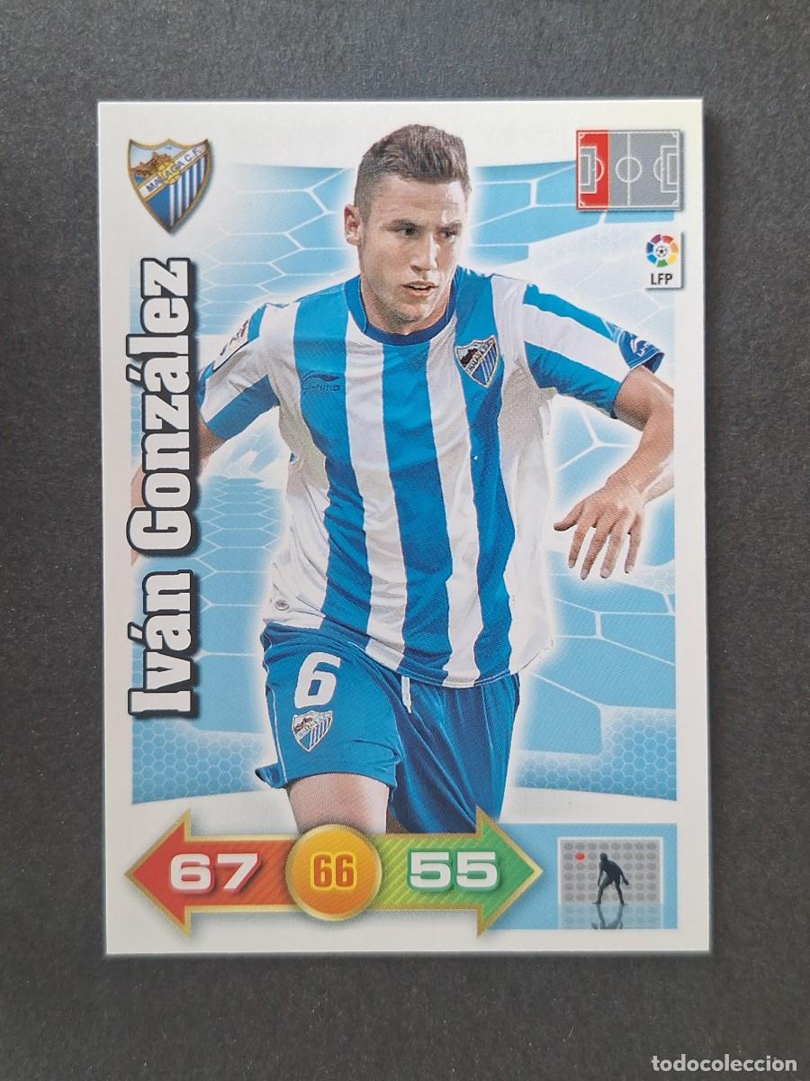 Cromos de f&uacute;tbol: L2 IVAN GONZALEZ MALAGA C. F. PANINI ADRENALYN XL 2010 2011 10 11