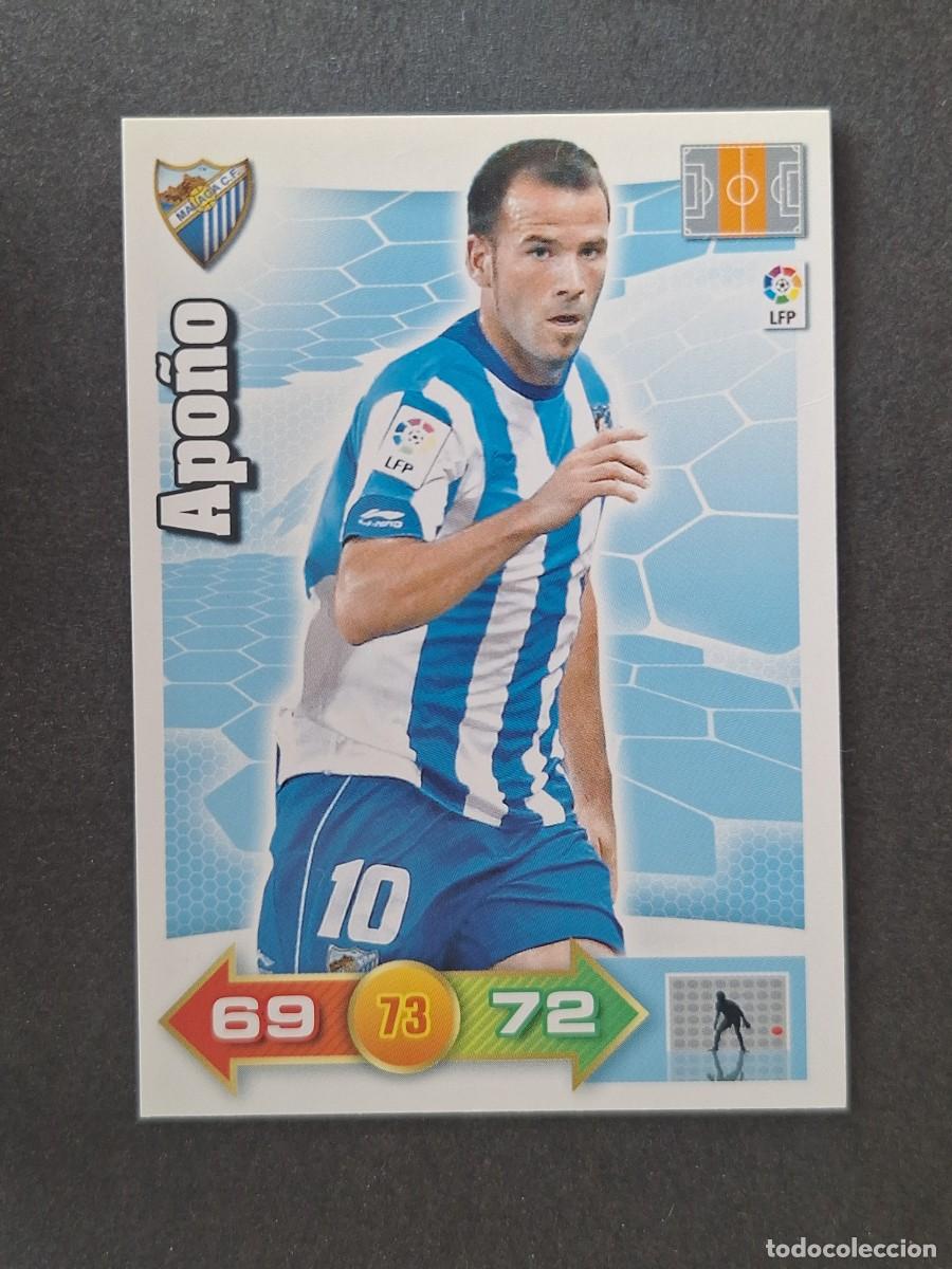 Cromos de f&uacute;tbol: L2 APO&Ntilde;O MALAGA C. F. PANINI ADRENALYN XL 2010 2011 10 11