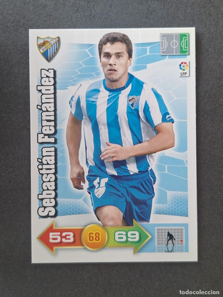 Cromos de f&uacute;tbol: L2 SEBASTIAN FERNANDEZ MALAGA C. F. PANINI ADRENALYN XL 2010 2011 10 11