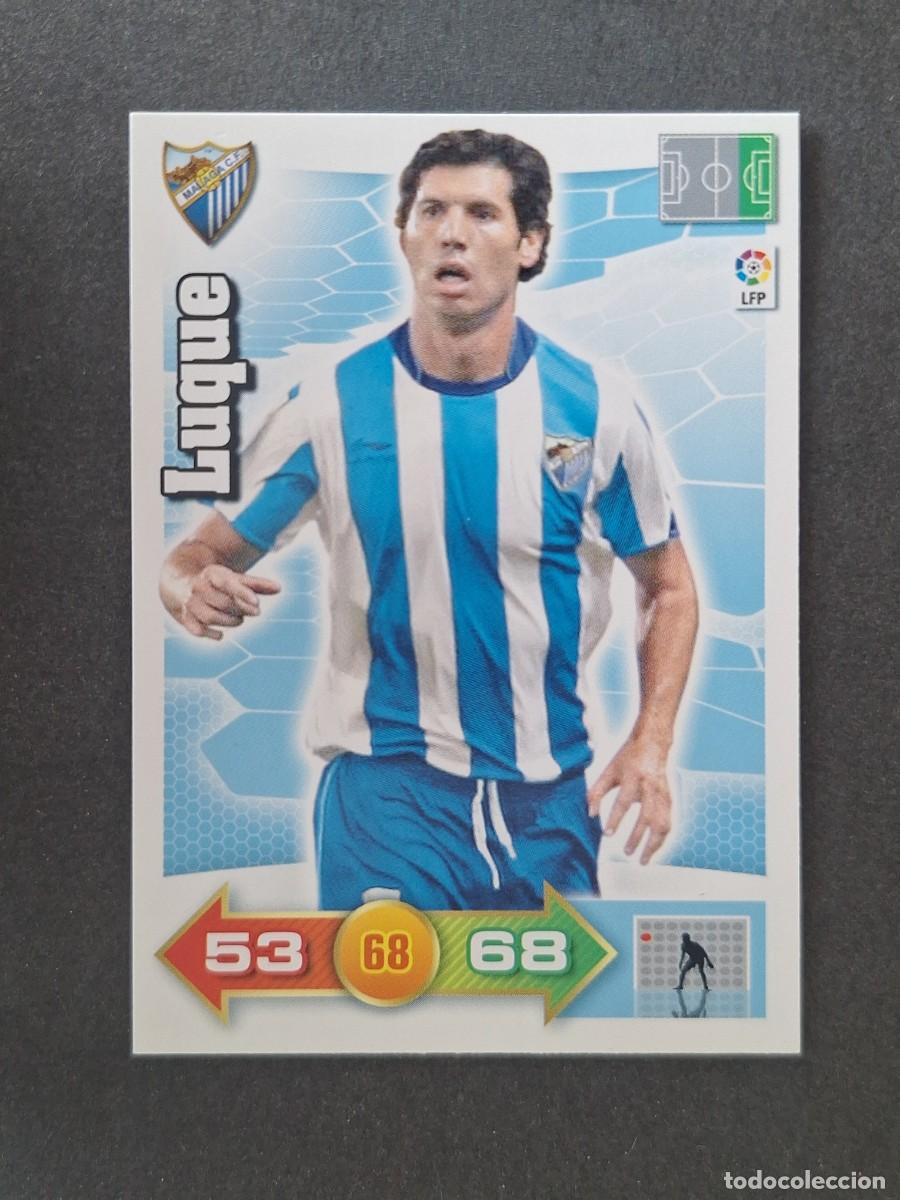 Cromos de f&uacute;tbol: L2 LUQUE MALAGA C. F. PANINI ADRENALYN XL 2010 2011 10 11