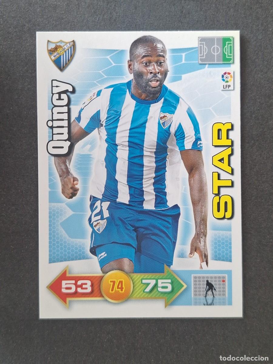 Fu&szlig;ball-Sticker: L2 QUINCY STAR MALAGA C. F. PANINI ADRENALYN XL 2010 2011 10 11