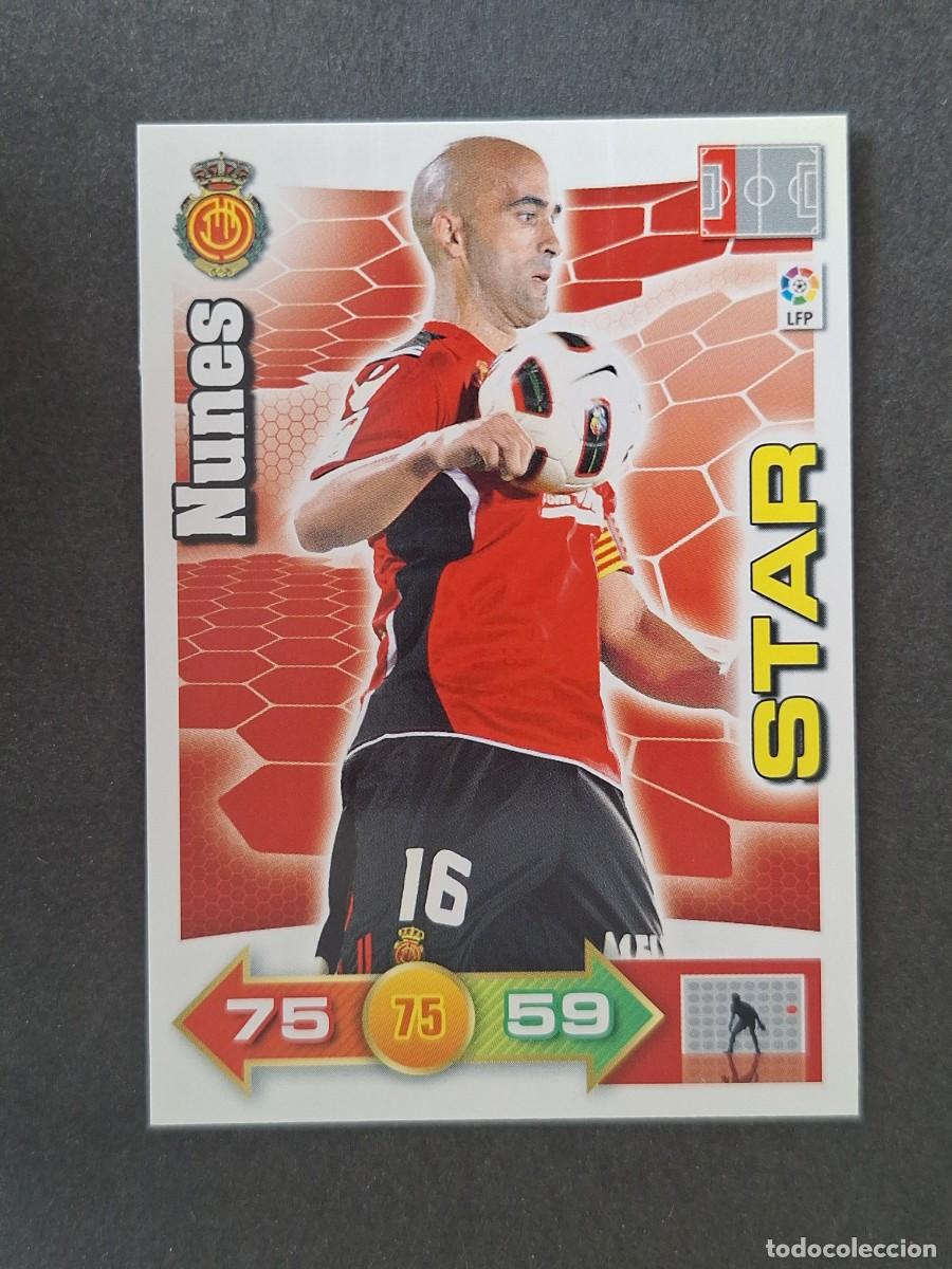 Fu&szlig;ball-Sticker: L2 NUNES STAR R. C. D. MALLORCA PANINI ADRENALYN XL 2010 2011 10 11