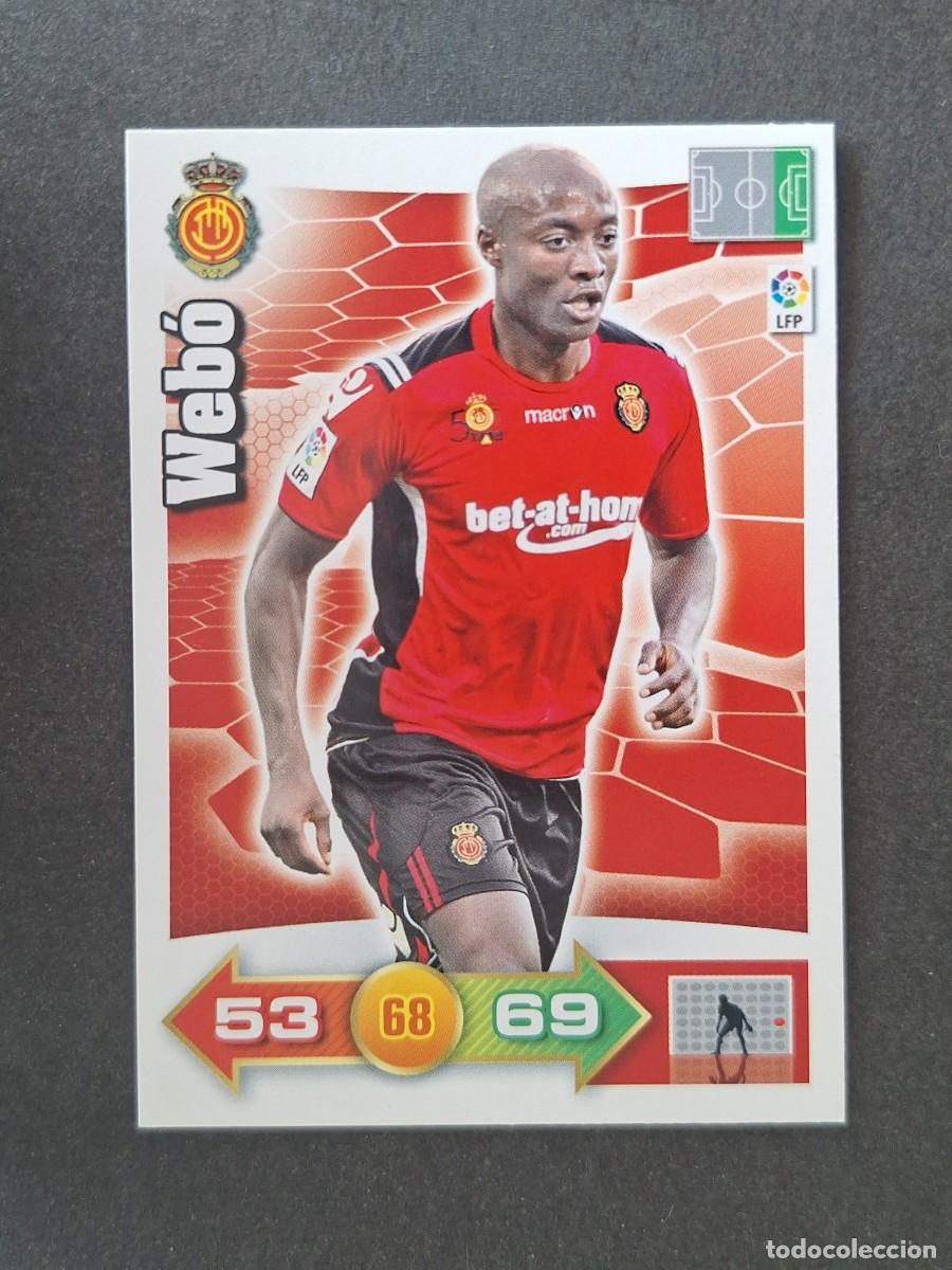 Cromos de f&uacute;tbol: L2 WEBO R. C. D. MALLORCA PANINI ADRENALYN XL 2010 2011 10 11