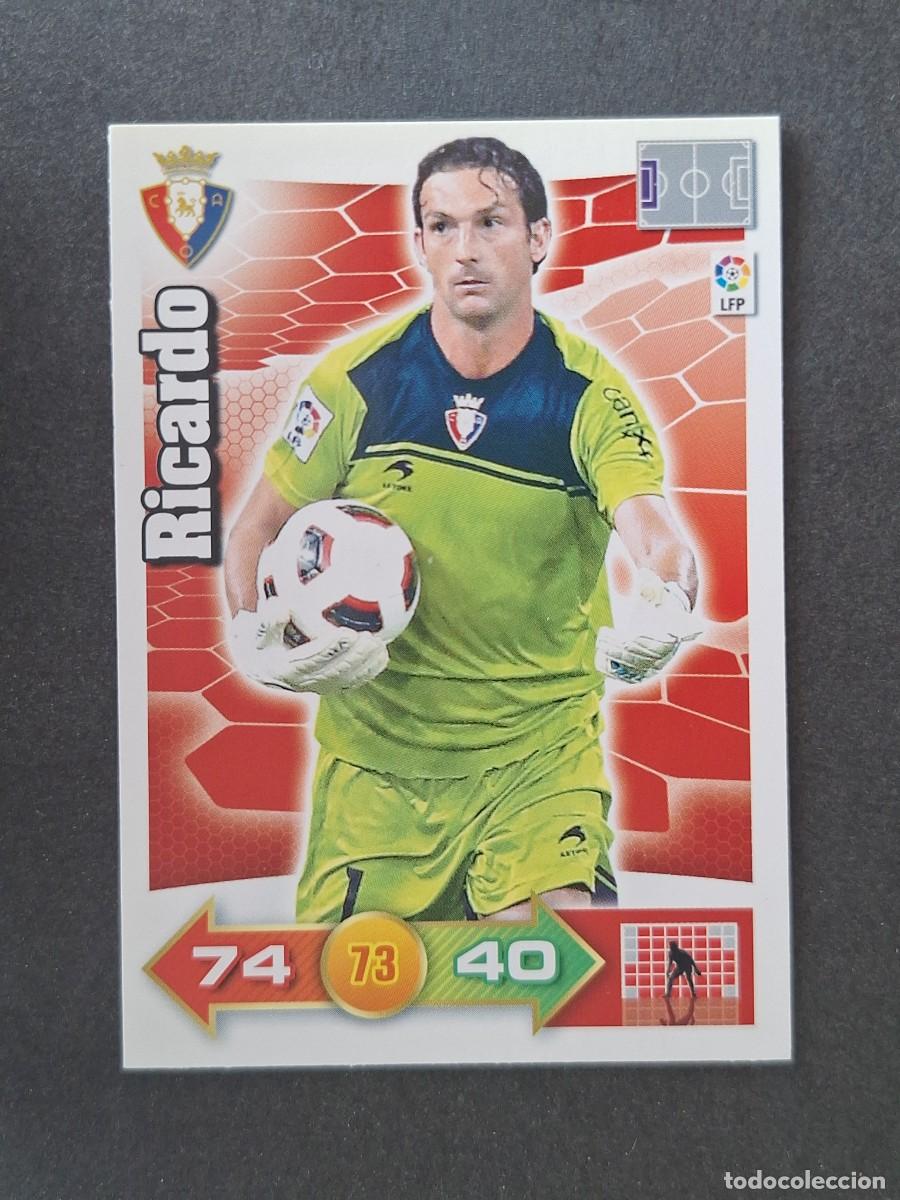 Cromos de f&uacute;tbol: L2 RICARDO C. A. OSASUNA PANINI ADRENALYN XL 2010 2011 10 11
