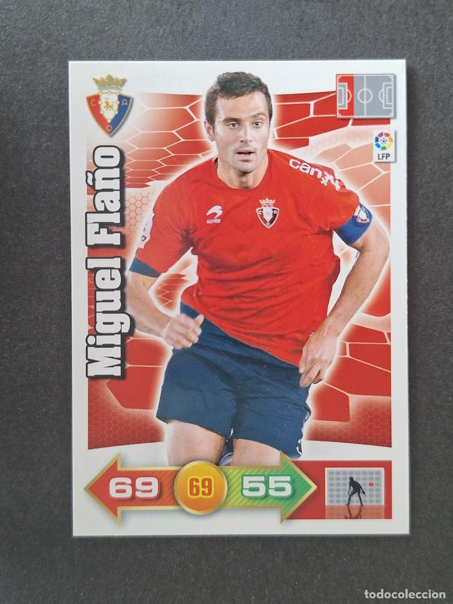 Cromos de f&uacute;tbol: L2 MIGUEL FLA&Ntilde;O C. A. OSASUNA PANINI ADRENALYN XL 2010 2011 10 11