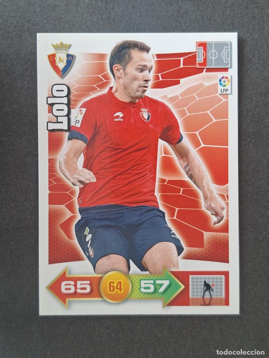 Cromos de f&uacute;tbol: L2 LOLO C. A. OSASUNA PANINI ADRENALYN XL 2010 2011 10 11