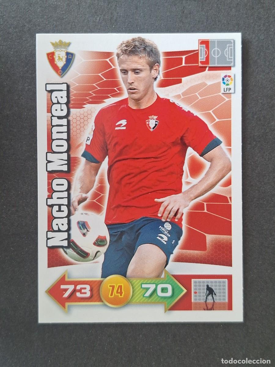 Cromos de f&uacute;tbol: L2 NACHO MONREAL C. A. OSASUNA PANINI ADRENALYN XL 2010 2011 10 11