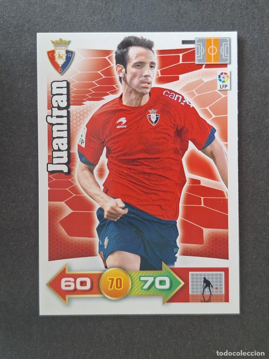 Cromos de f&uacute;tbol: L2 JUANFRAN C. A. OSASUNA PANINI ADRENALYN XL 2010 2011 10 11