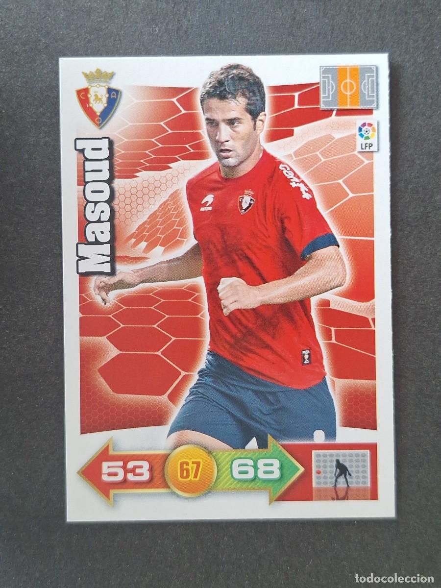 Cromos de f&uacute;tbol: L2 MASOUD C. A. OSASUNA PANINI ADRENALYN XL 2010 2011 10 11