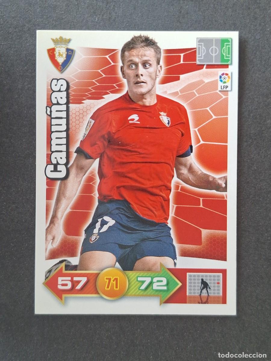 Cromos de f&uacute;tbol: L2 CAMU&Ntilde;AS C. A. OSASUNA PANINI ADRENALYN XL 2010 2011 10 11