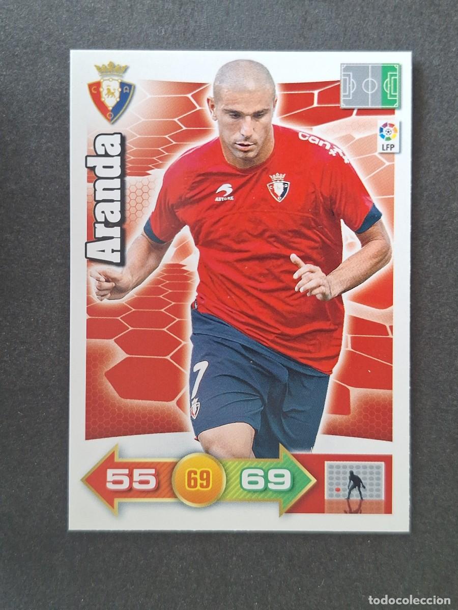 Cromos de f&uacute;tbol: L2 ARANDA C. A. OSASUNA PANINI ADRENALYN XL 2010 2011 10 11