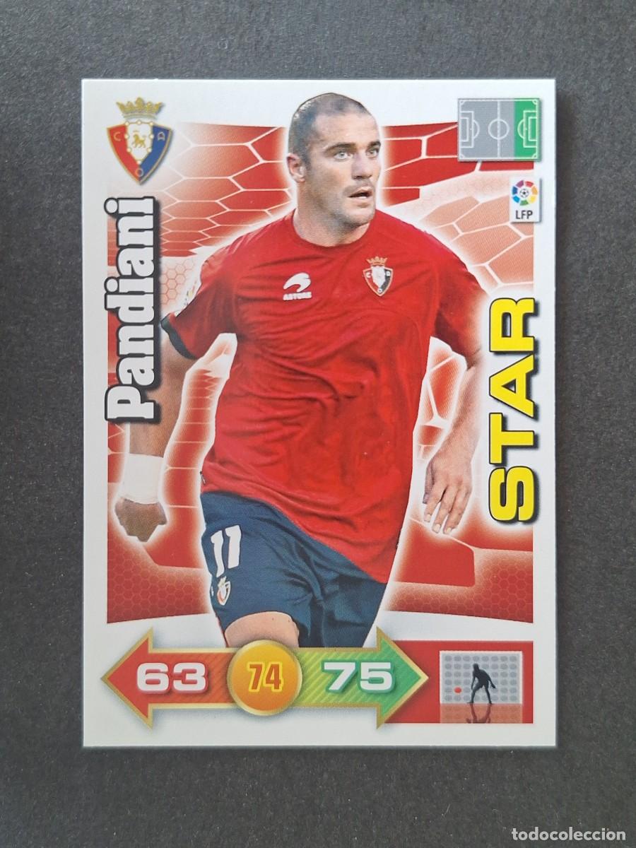 Cromos de f&uacute;tbol: L2 PANDIANI STAR C. A. OSASUNA PANINI ADRENALYN XL 2010 2011 10 11