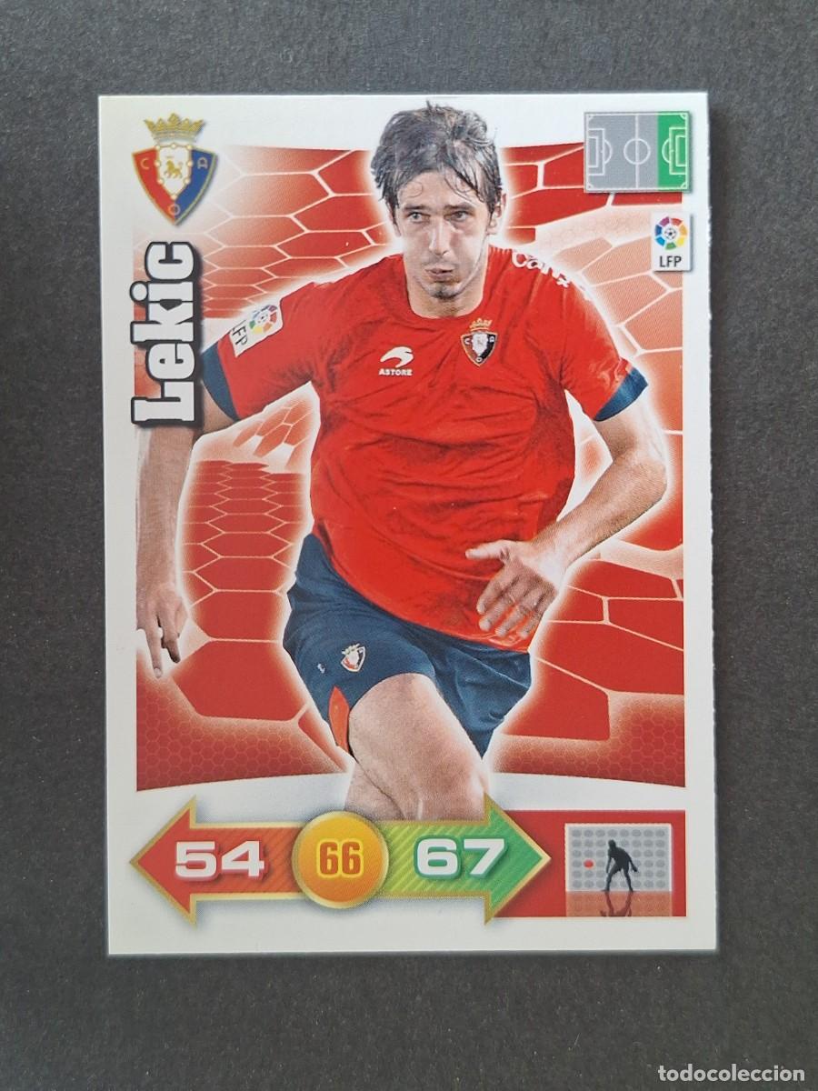 Cromos de f&uacute;tbol: L2 LEKIC C. A. OSASUNA PANINI ADRENALYN XL 2010 2011 10 11
