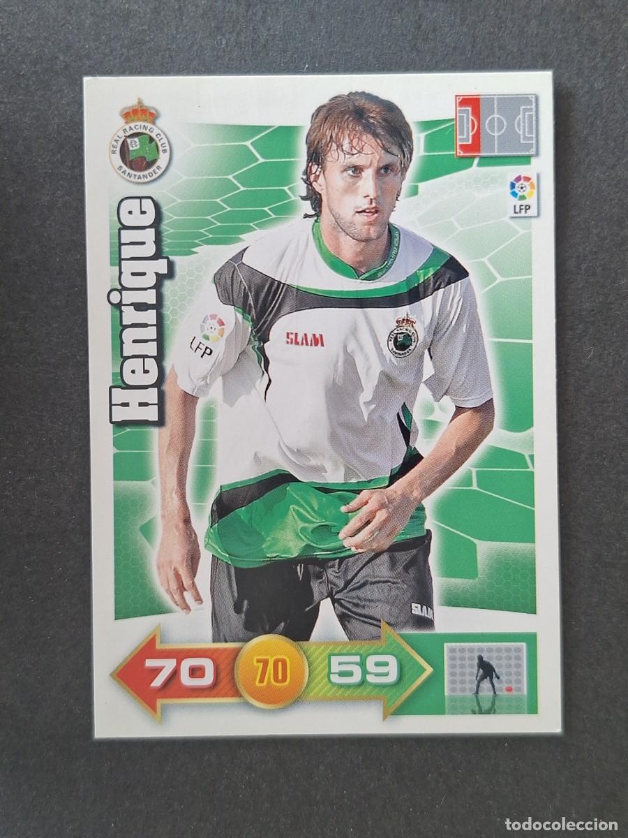 Cromos de f&uacute;tbol: L2 HENRIQUE RACING DE SANTANDER PANINI ADRENALYN XL 2010 2011 10 11