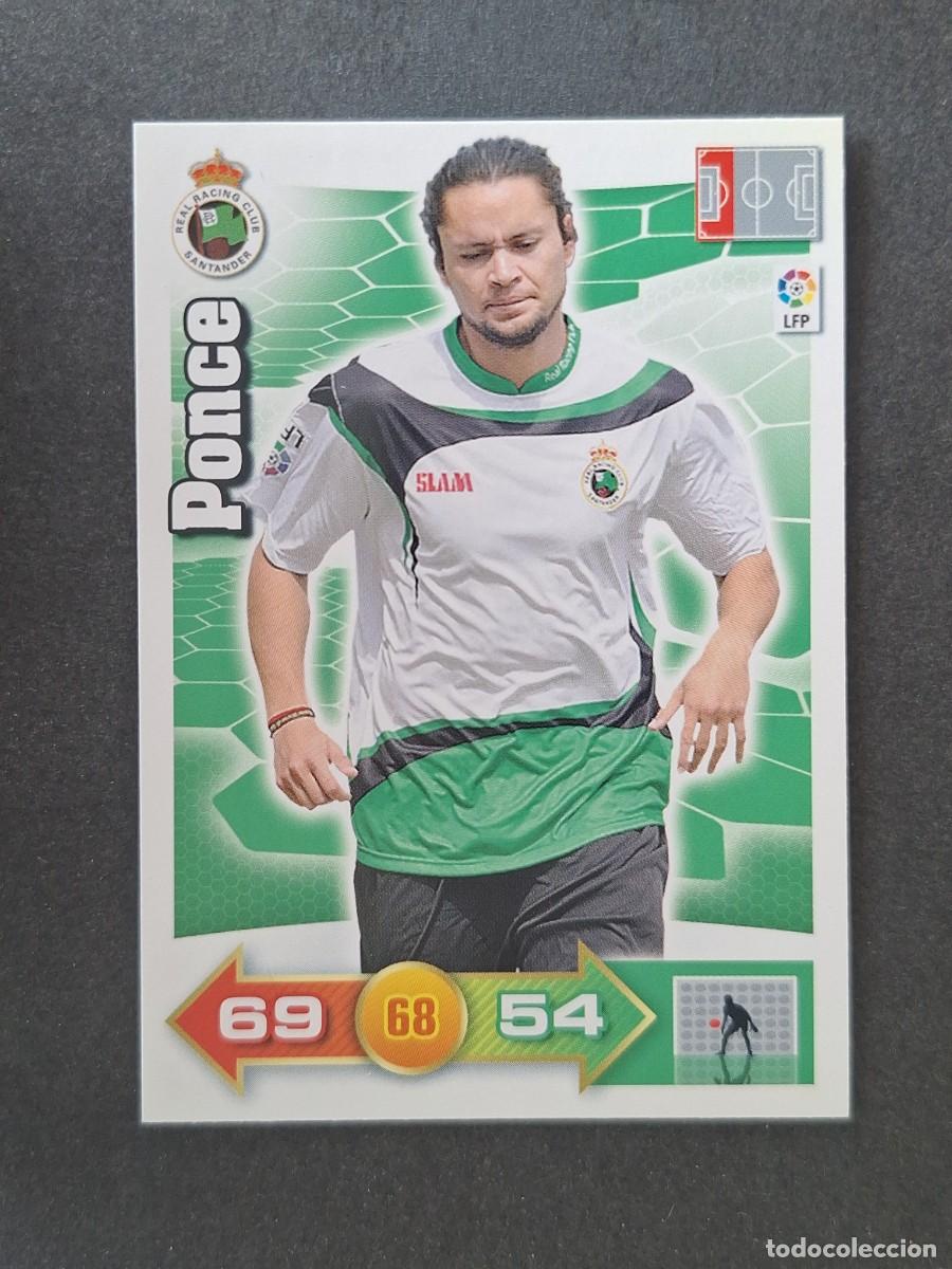 Cromos de f&uacute;tbol: L2 PONCE RACING DE SANTANDER PANINI ADRENALYN XL 2010 2011 10 11
