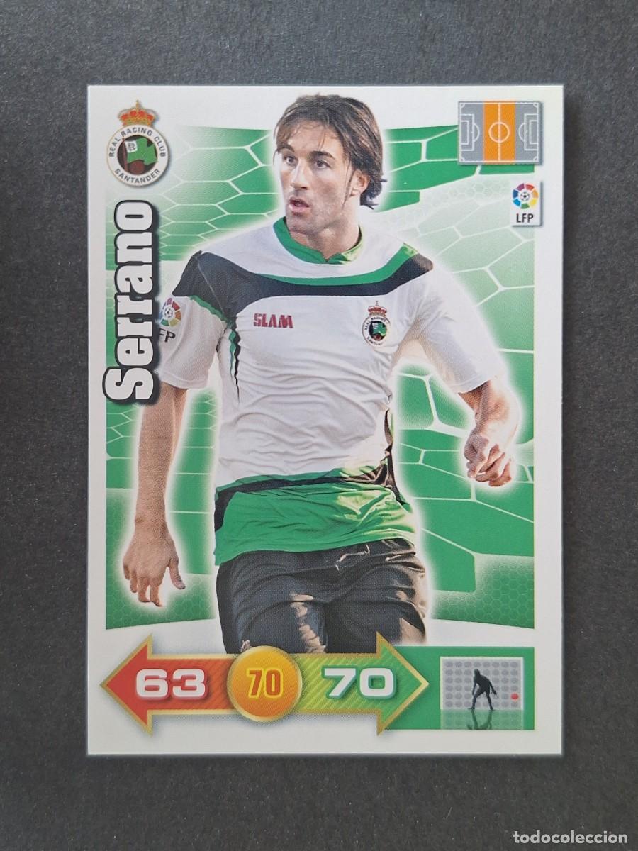 Cromos de f&uacute;tbol: L2 SERRANO RACING DE SANTANDER PANINI ADRENALYN XL 2010 2011 10 11