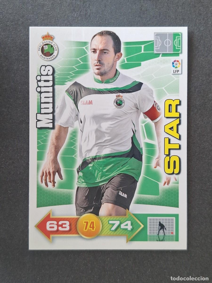 Cromos de f&uacute;tbol: L2 MUNITIS STAR RACING DE SANTANDER PANINI ADRENALYN XL 2010 2011 10 11