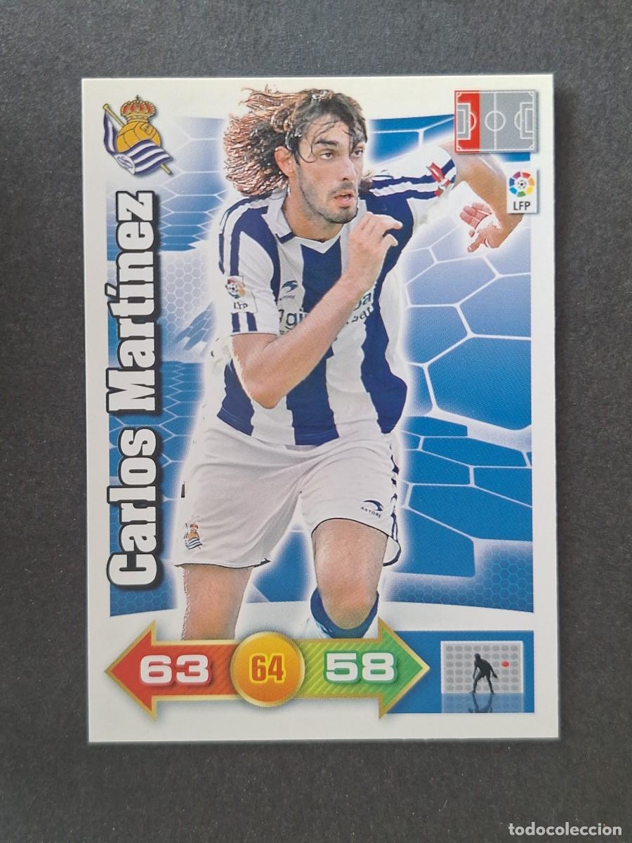 Cromos de f&uacute;tbol: L2 CARLOS MARTINEZ REAL SOCIEDAD PANINI ADRENALYN XL 2010 2011 10 11
