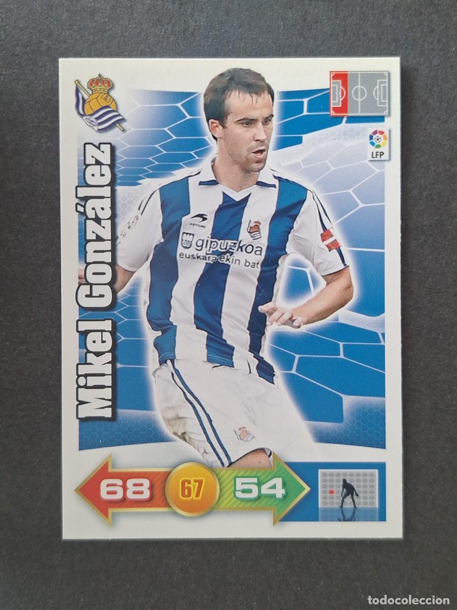 Cromos de f&uacute;tbol: L2 MIKEL GONZALEZ REAL SOCIEDAD PANINI ADRENALYN XL 2010 2011 10 11