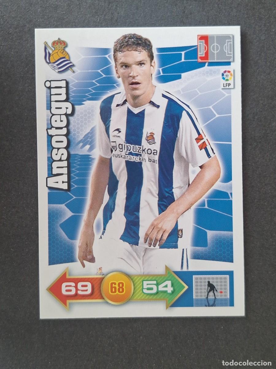 Cromos de f&uacute;tbol: L2 ANSOTEGUI REAL SOCIEDAD PANINI ADRENALYN XL 2010 2011 10 11