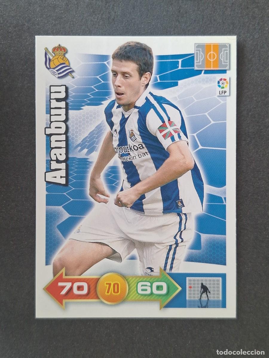 Cromos de f&uacute;tbol: L2 ARANBURU REAL SOCIEDAD PANINI ADRENALYN XL 2010 2011 10 11