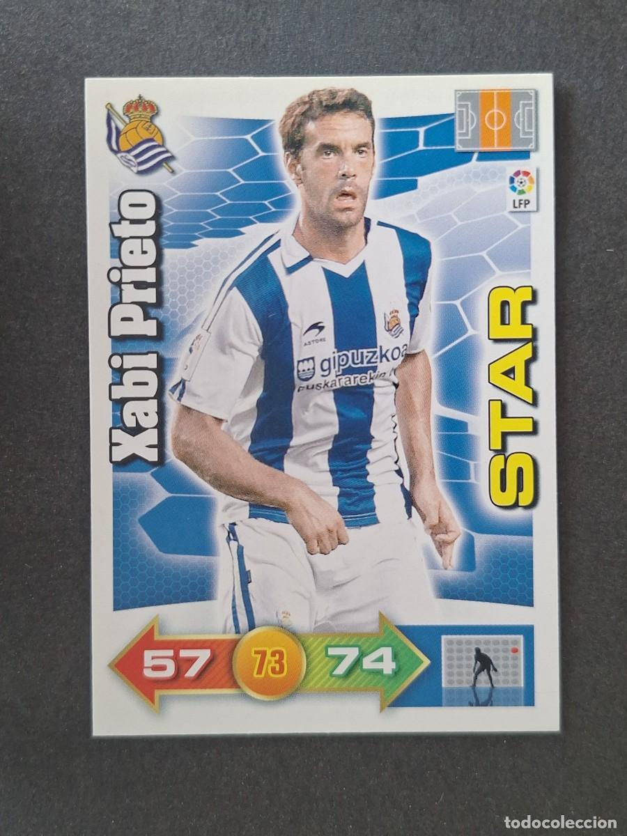 Cromos de f&uacute;tbol: L2 XABI PRIETO STAR REAL SOCIEDAD PANINI ADRENALYN XL 2010 2011 10 11