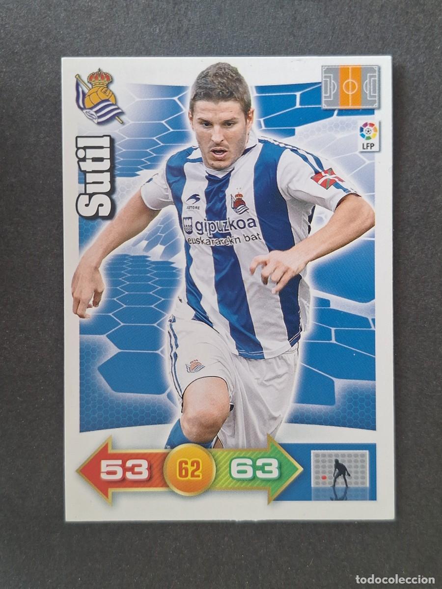 Cromos de f&uacute;tbol: L2 SUTIL REAL SOCIEDAD PANINI ADRENALYN XL 2010 2011 10 11