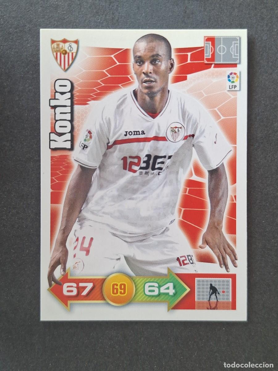 Cromos de f&uacute;tbol: L2 KONKO SEVILLA F. C. PANINI ADRENALYN XL 2010 2011 10 11