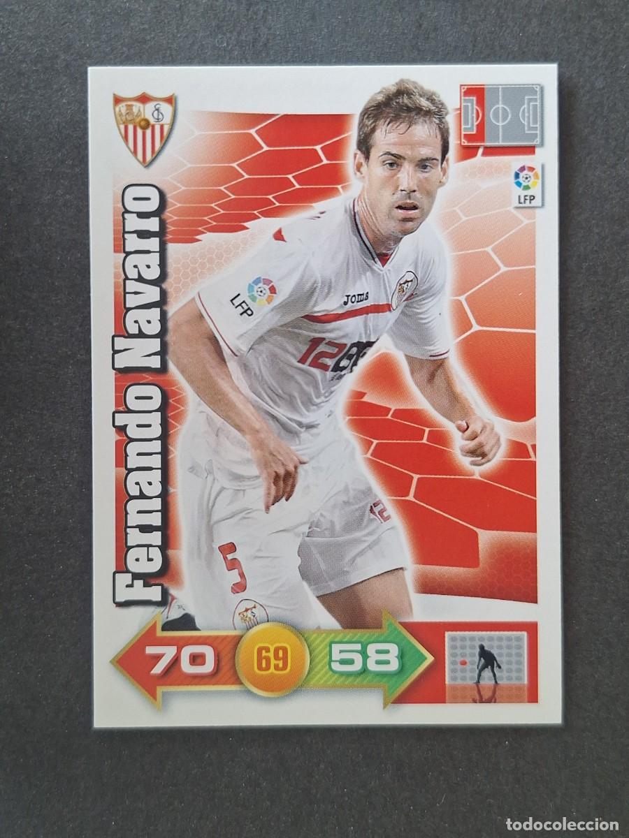 Cromos de f&uacute;tbol: L2 FERNANDO NAVARRO SEVILLA F. C. PANINI ADRENALYN XL 2010 2011 10 11