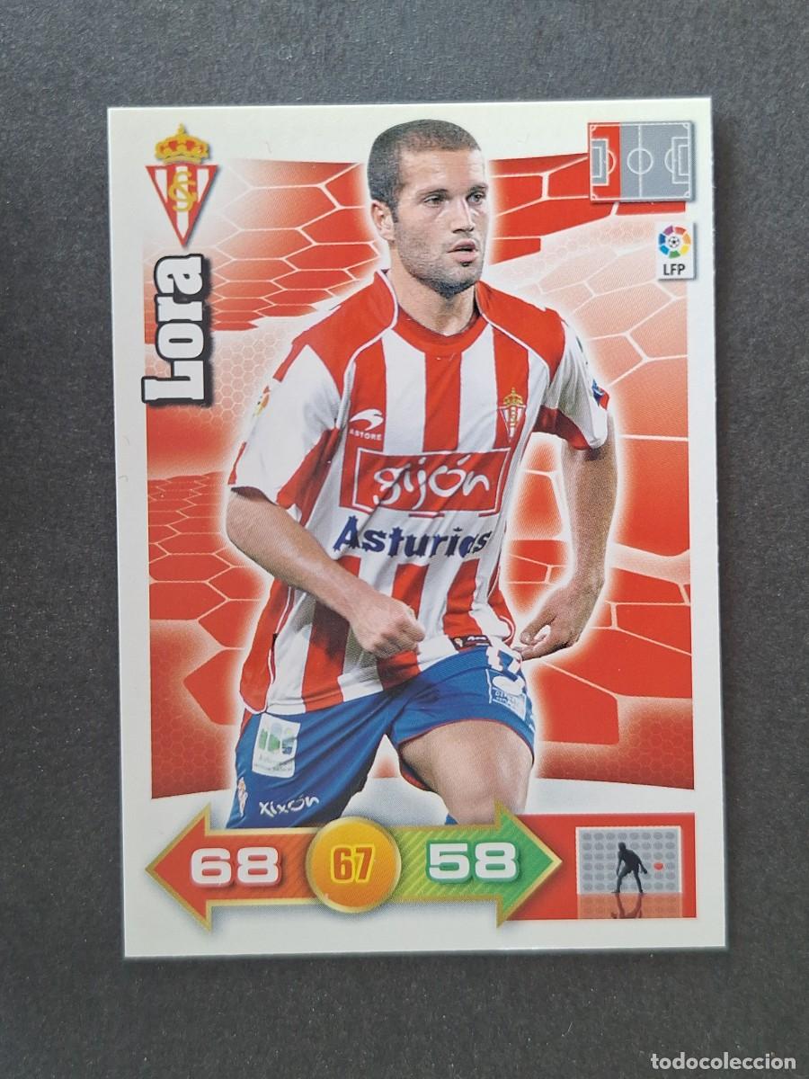 Cromos de f&uacute;tbol: L2 LORA SPORTING DE GIJON PANINI ADRENALYN XL 2010 2011 10 11