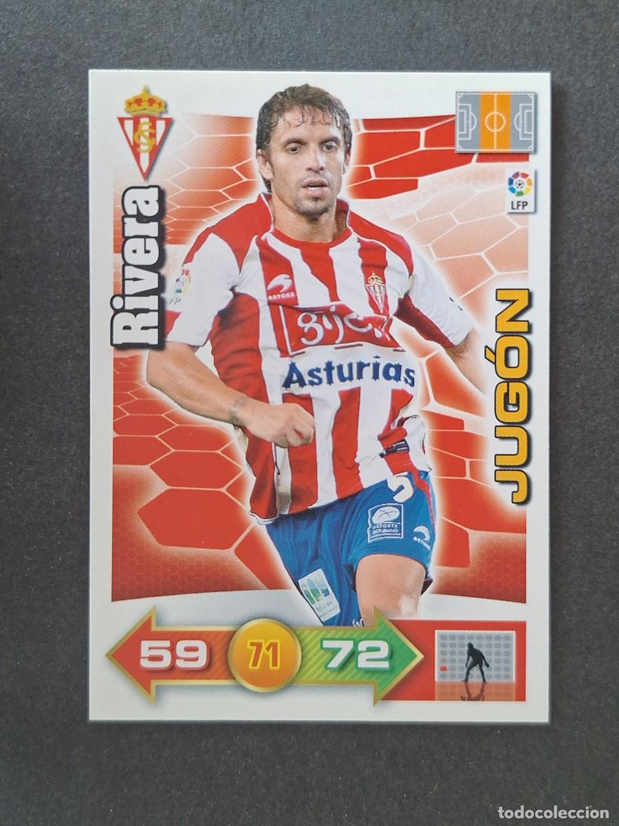 Cromos de f&uacute;tbol: L2 RIVERA JUGON SPORTING DE GIJON PANINI ADRENALYN XL 2010 2011 10 11