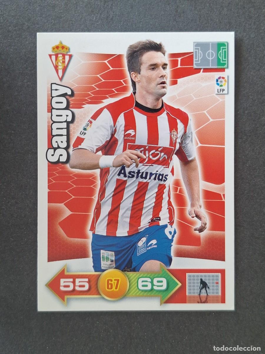 Cromos de f&uacute;tbol: L2 SANGOY SPORTING DE GIJON PANINI ADRENALYN XL 2010 2011 10 11