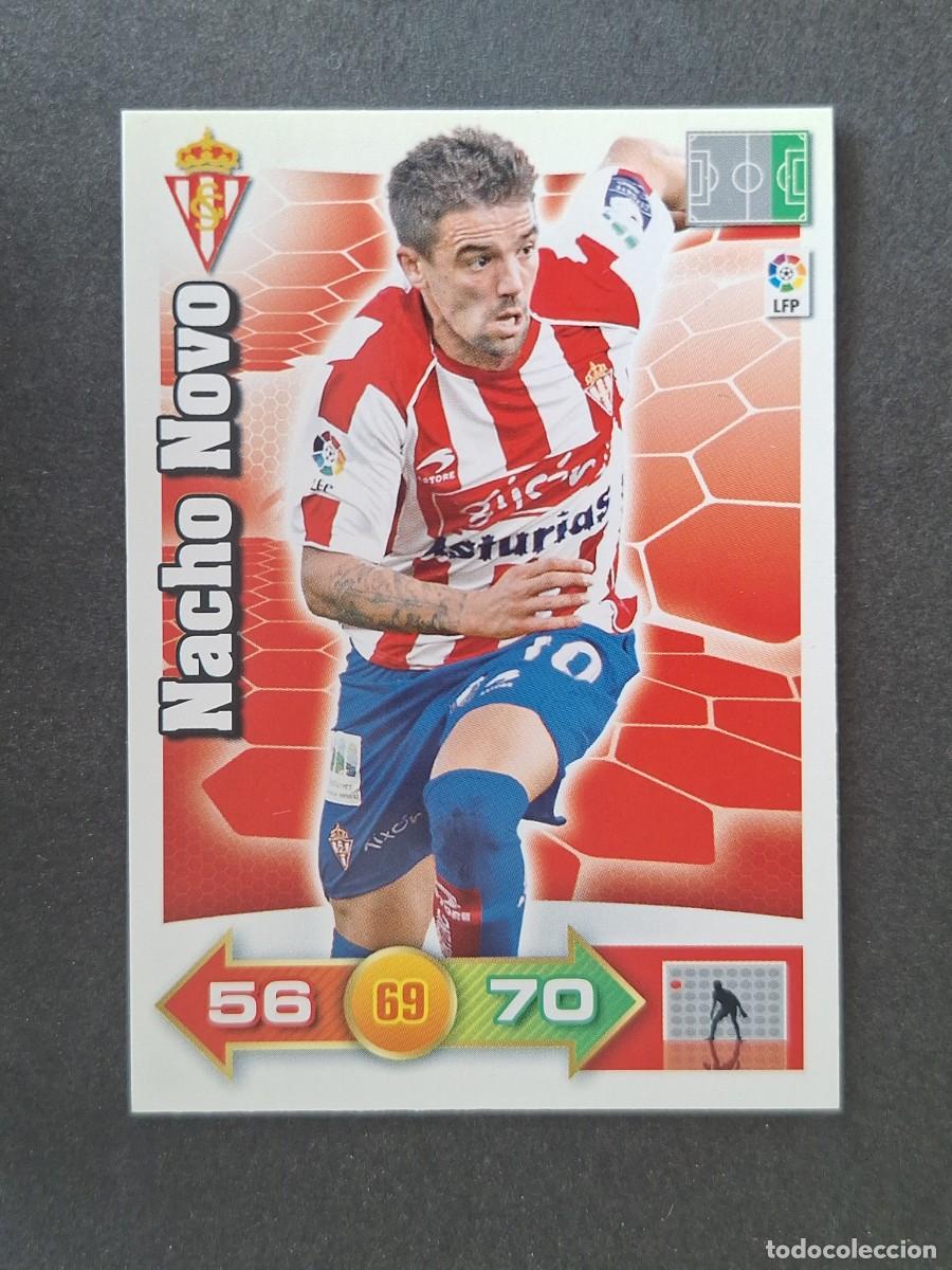 Cromos de f&uacute;tbol: L2 NACHO NOVO STAR SPORTING DE GIJON PANINI ADRENALYN XL 2010 2011 10 11