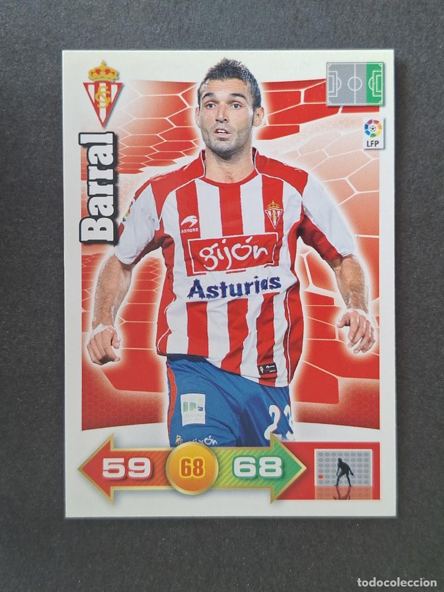 Cromos de f&uacute;tbol: L2 BARRAL SPORTING DE GIJON PANINI ADRENALYN XL 2010 2011 10 11