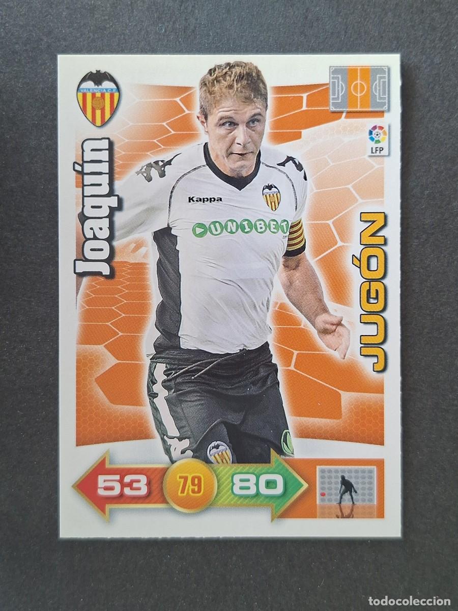 Cromos de f&uacute;tbol: L2 JOAQUIN JUGON VALENCIA C. F. PANINI ADRENALYN XL 2010 2011 10 11